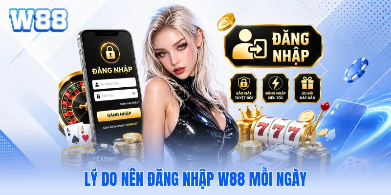 Lý do nên đăng nhập W88 mỗi ngày Lý do nên đăng nhập WW88 mỗi ngày